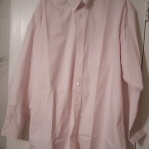 Gold Label Roundtree & Yorke Light Pink Dress Shirt Size16.5/34